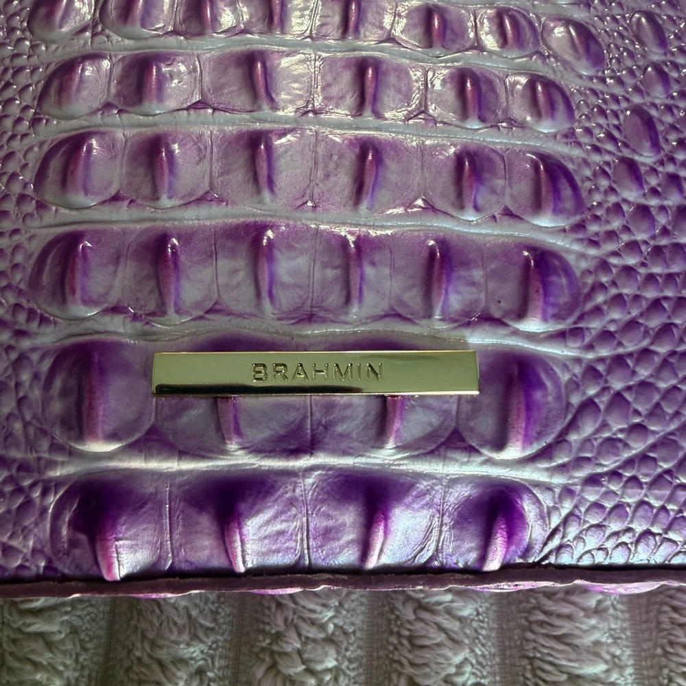 Brahmin Katie Crossbody in Lilac Essence Melbourne w/ Dustbag NWT - Picture 3 of 10